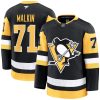Evgeni Malkin Pittsburgh Penguins Black Home Premium Jersey - All Stitched