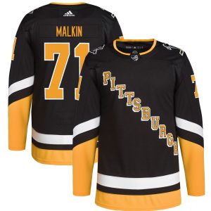 Evgeni Malkin Pittsburgh Penguins Black Alternate Primegreen Jersey - All Stitched