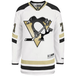 Alternative view of Evgeni Malkin Pittsburgh Penguins White 2014 Stadium Series Jersey - All Stitched