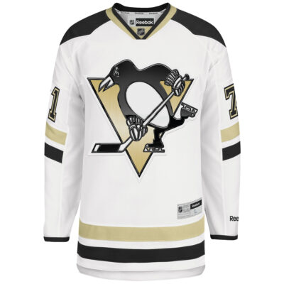 Alternative view of Evgeni Malkin Pittsburgh Penguins White 2014 Stadium Series Jersey - All Stitched