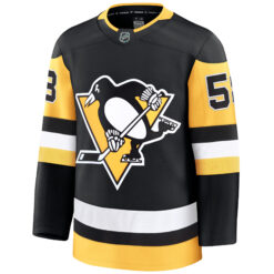 Alternative view of Kris Letang Pittsburgh Penguins Black Home Premium Jersey - All Stitched