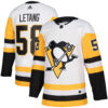 Kris Letang Pittsburgh Penguins White Away Primegreen Jersey - All Stitched