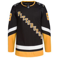 Alternative view of Kris Letang Pittsburgh Penguins Black Alternate Primegreen Jersey - All Stitched