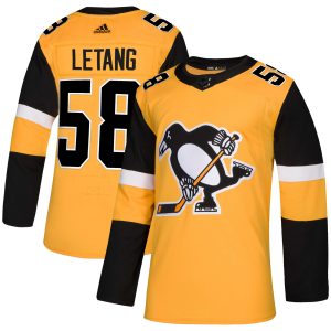 Kris Letang Pittsburgh Penguins Gold Alternate Jersey - All Stitched