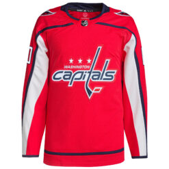 Alternative view of Custom Washington Capitals Red Home Primegreen Jersey - All Stitched