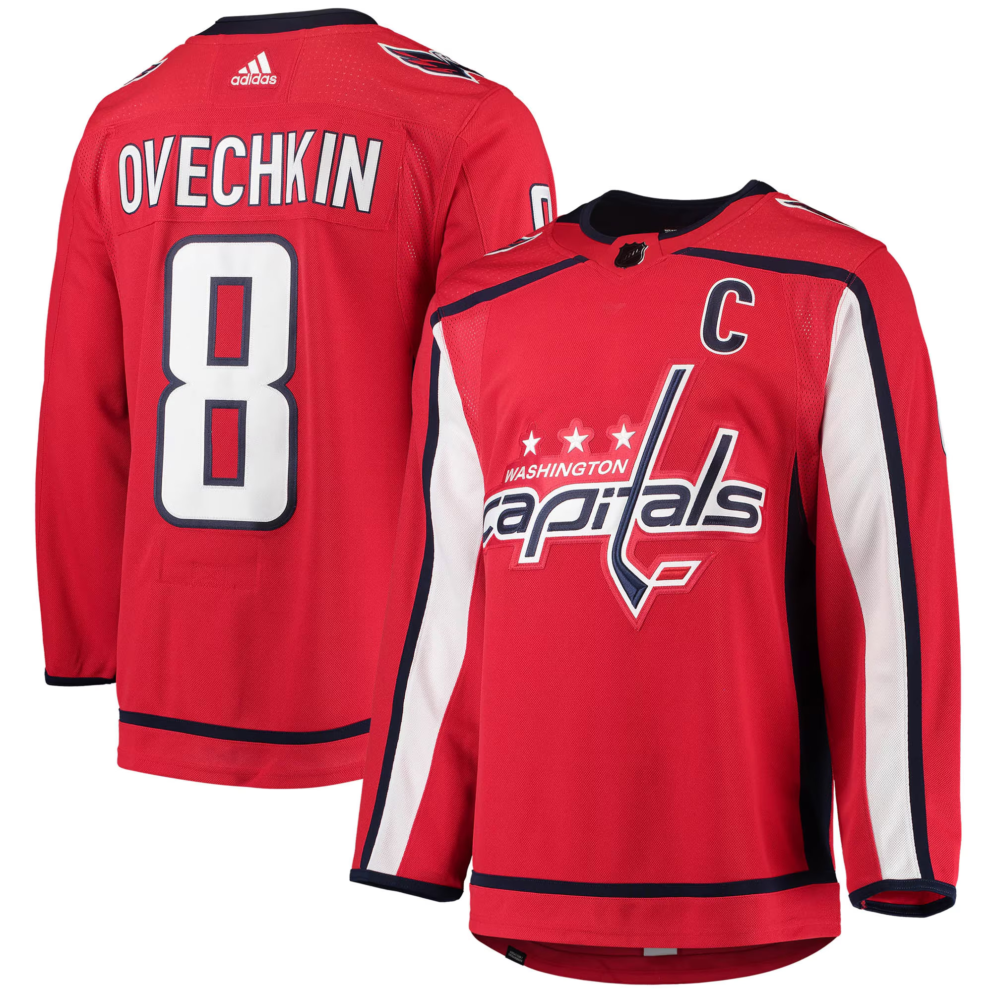 Alex Ovechkin Washington Capitals Red Home Primegreen Jersey - All Stitched