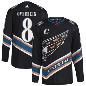 Alex Ovechkin Washington Capitals Black Alternate Primegreen Jersey - All Stitched