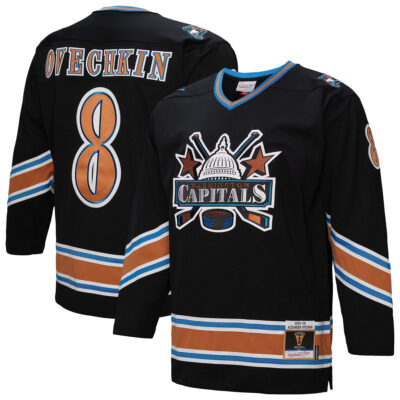 Alex Ovechkin Washington Capitals Black 2005/06 Power Play Jersey - All Stitched