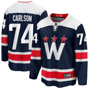 John Carlson Washington Capitals Black Alternate Jersey - All Stitched