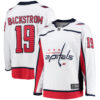Nicklas Backstrom Washington Capitals White Away Breakaway Jersey - All Stitched