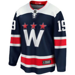 Alternative view of Nicklas Backstrom Washington Capitals Navy Alternate Breakaway Jersey - All Stitched