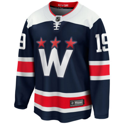 Alternative view of Nicklas Backstrom Washington Capitals Navy Alternate Breakaway Jersey - All Stitched