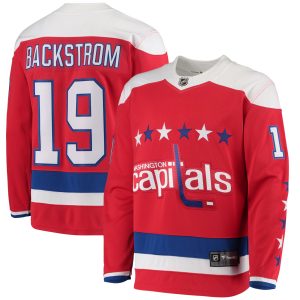 Nicklas Backstrom Washington Capitals Red 2018/19 Alternate Breakaway Jersey - All Stitched