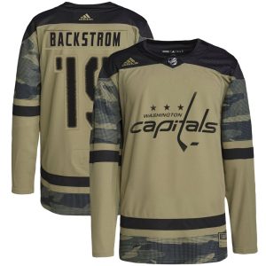 Nicklas Backstrom Washington Capitals Camo Military Appreciation Jersey - All Stitched