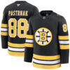 David Pastrnak Boston Bruins Black Home Premium Jersey - All Stitched