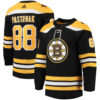 David Pastrnak Boston Bruins Black Home Primegreen Jersey - All Stitched