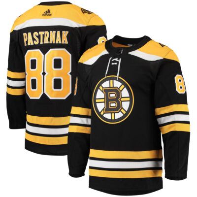 David Pastrnak Boston Bruins Black Home Primegreen Jersey - All Stitched