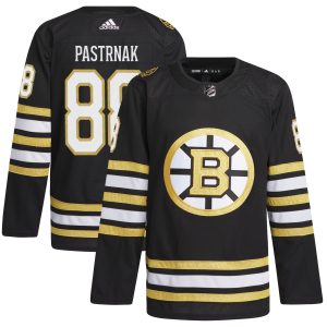 David Pastrnak Boston Bruins Black Alternate Primegreen Jersey - All Stitched