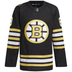 Alternative view of David Pastrnak Boston Bruins Black Alternate Primegreen Jersey - All Stitched