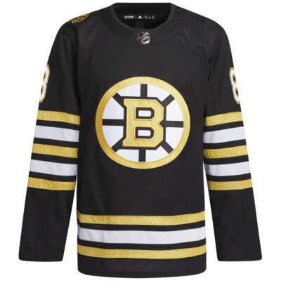 Alternative view of David Pastrnak Boston Bruins Black Alternate Primegreen Jersey - All Stitched