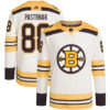 David Pastrnak Boston Bruins Cream Alternate Primegreen Jersey - All Stitched