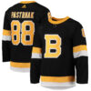 David Pastrnak Boston Bruins Black 2nd Alternate Primegreen Jersey - All Stitched