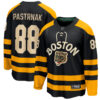 David Pastrnak Boston Bruins Black 2023 Winter Classic Jersey - All Stitched