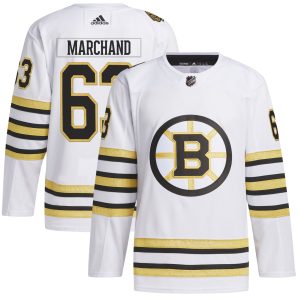 Brad Marchand Boston Bruins White Alternate Primegreen Jersey - All Stitched
