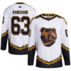 Brad Marchand Boston Bruins White Reverse Retro 2.0 Primegreen Jersey - All Stitched