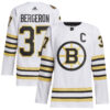 Patrice Bergeron Boston Bruins White Away Primegreen Jersey - All Stitched
