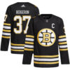 Patrice Bergeron Boston Bruins Black Alternate Primegreen Jersey - All Stitched