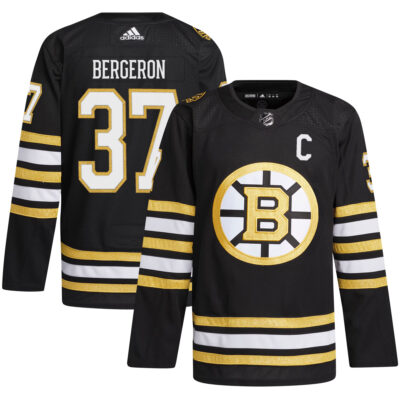 Patrice Bergeron Boston Bruins Black Alternate Primegreen Jersey - All Stitched