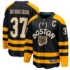 Patrice Bergeron Boston Bruins Black 2023 Winter Classic Jersey - All Stitched