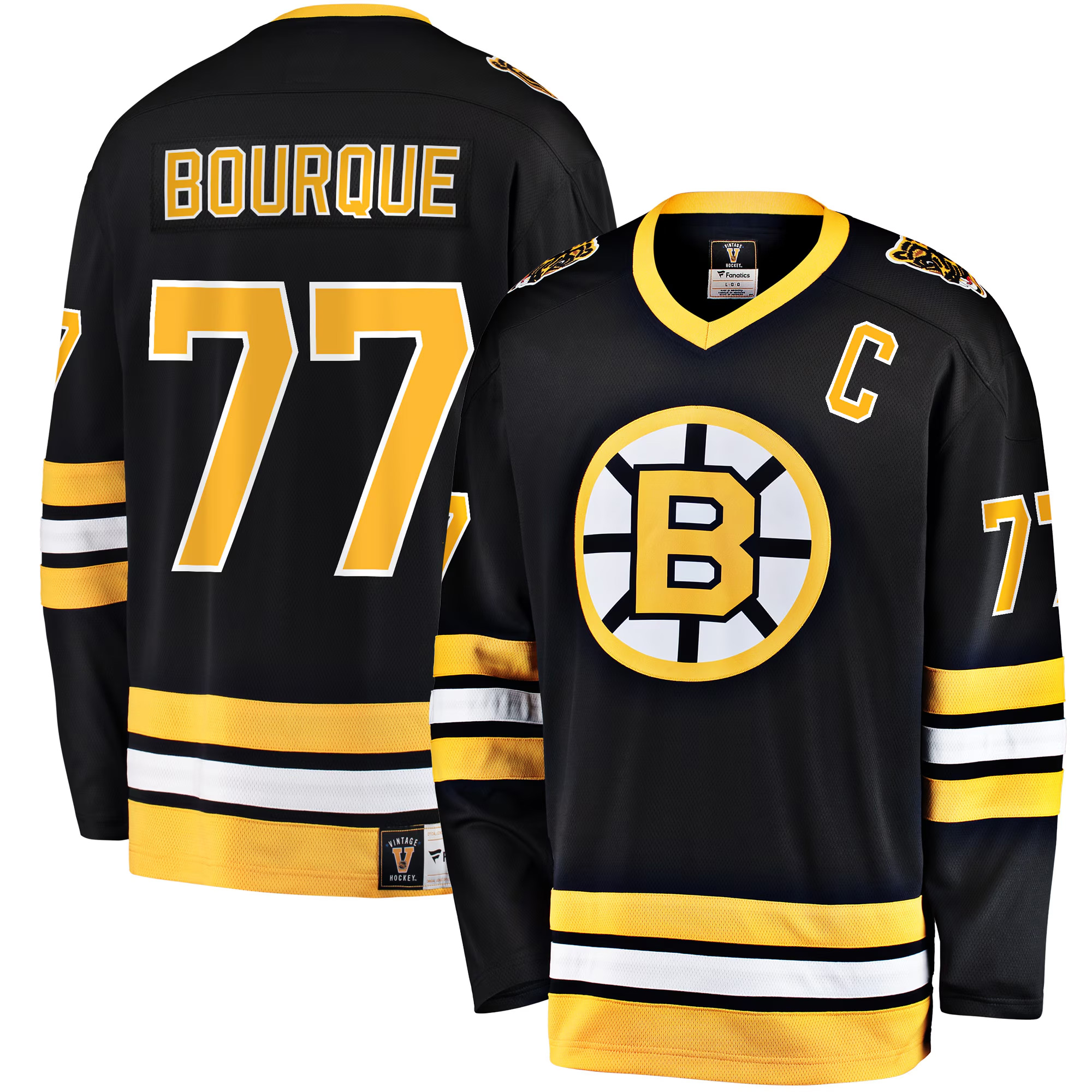 Ray Bourque Boston Bruins Black Home Premier Jersey - All Stitched