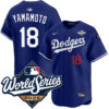 Yoshinobu Yamamoto Los Angeles Dodgers Royal Alternate 2025 World Series Limited Jersey - All Stitched