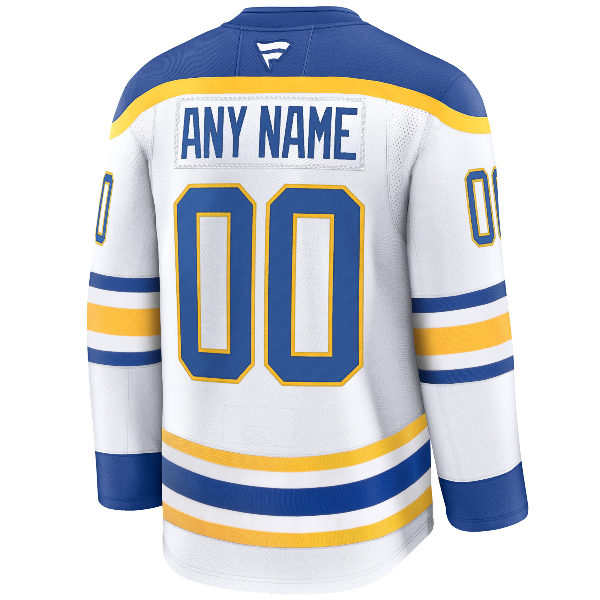 Custom Buffalo Sabres White Away Premium Jersey - All Stitched - Image 3
