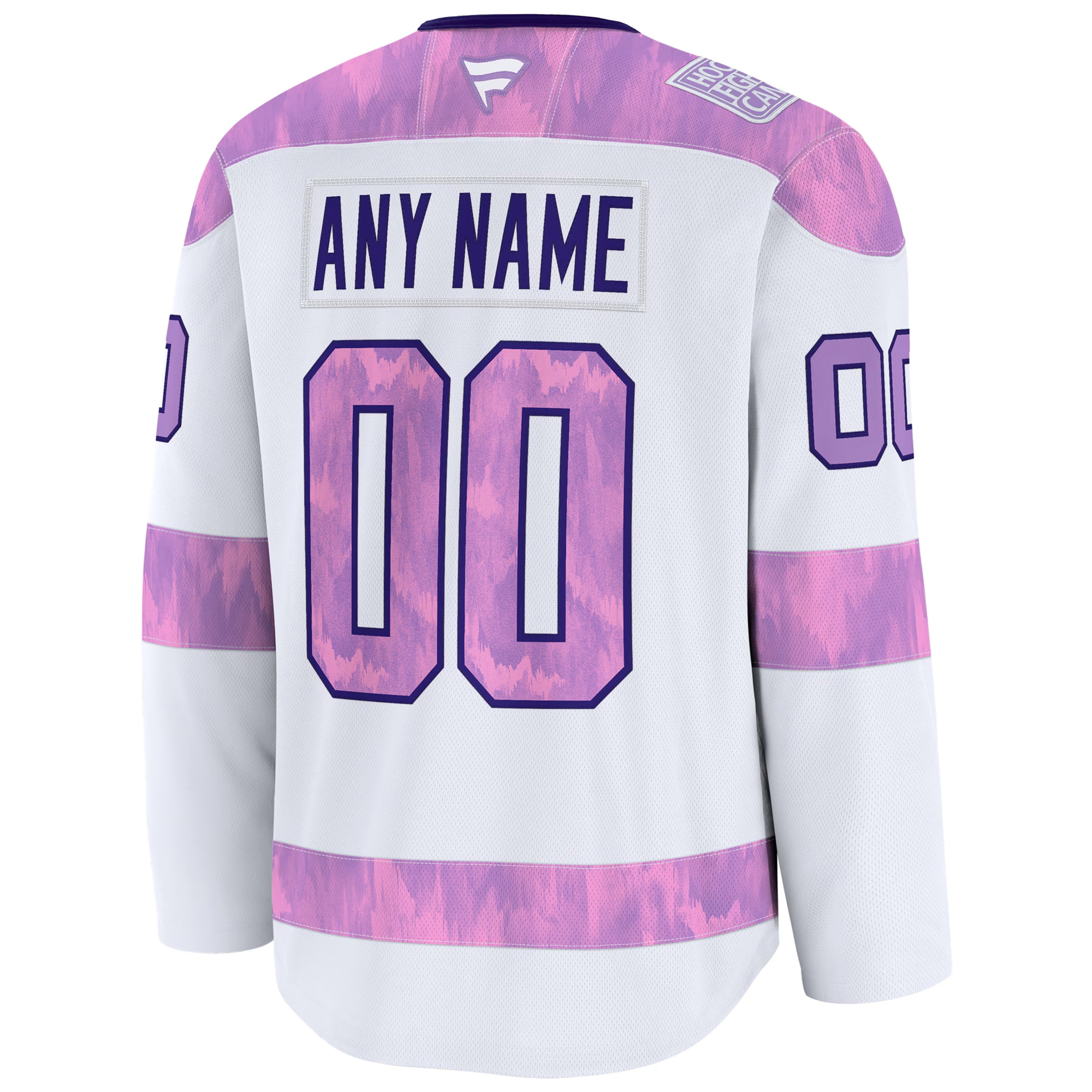 Custom Buffalo Sabres White Purple 2024 Hockey Fights Cancer Jersey - All Stitched - Image 3