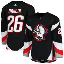 Rasmus Dahlin Buffalo Sabres Black Alternate Premium Jersey - All Stitched