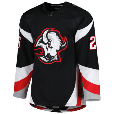 Alternative view of Rasmus Dahlin Buffalo Sabres Black Alternate Premium Jersey - All Stitched