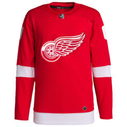 Alternative view of Custom Detroit Red Wings Red Home Primegreen Jersey - All Stitched