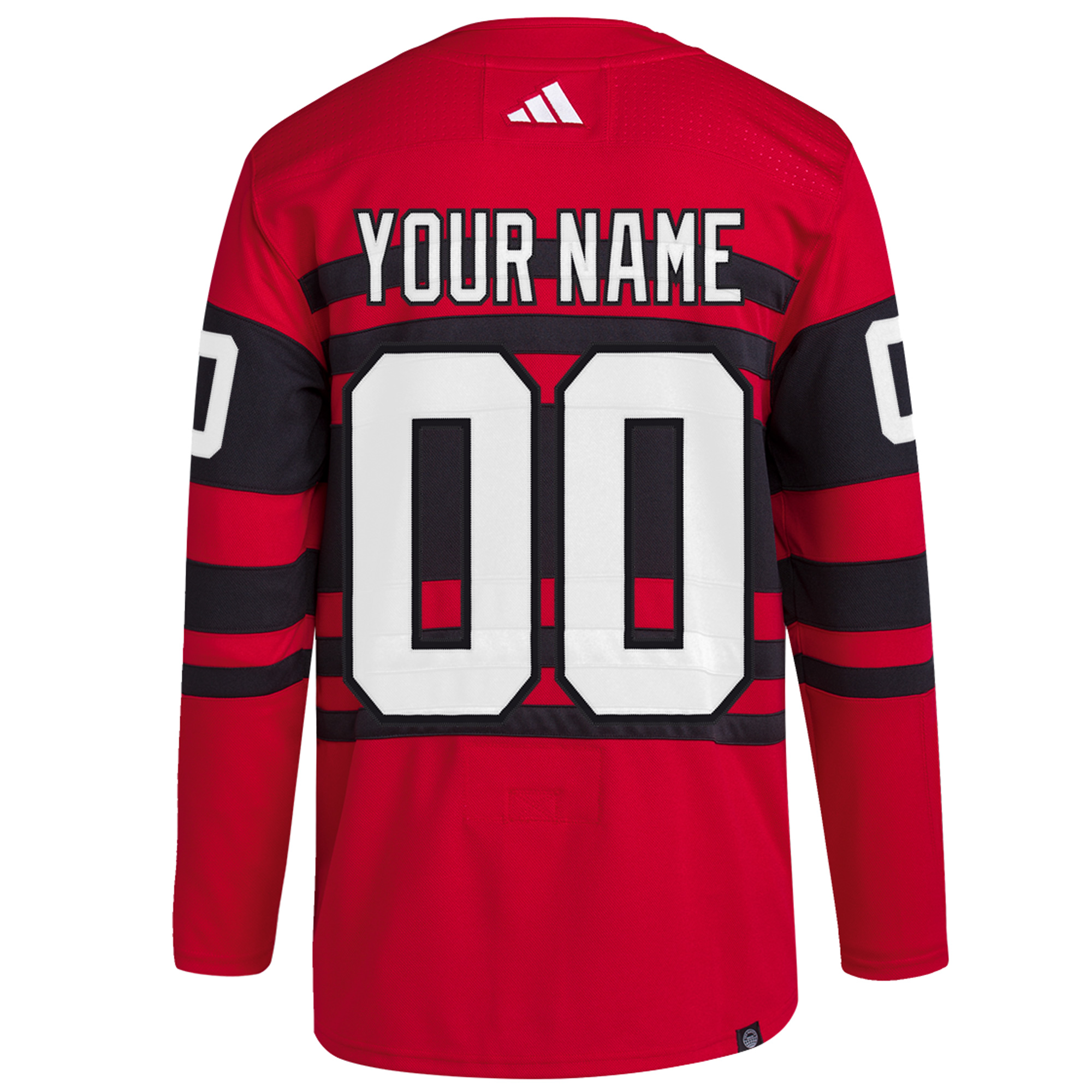 Custom Detroit Red Wings Red Reverse Retro 2.0 Primegreen Jersey - All Stitched - Image 3