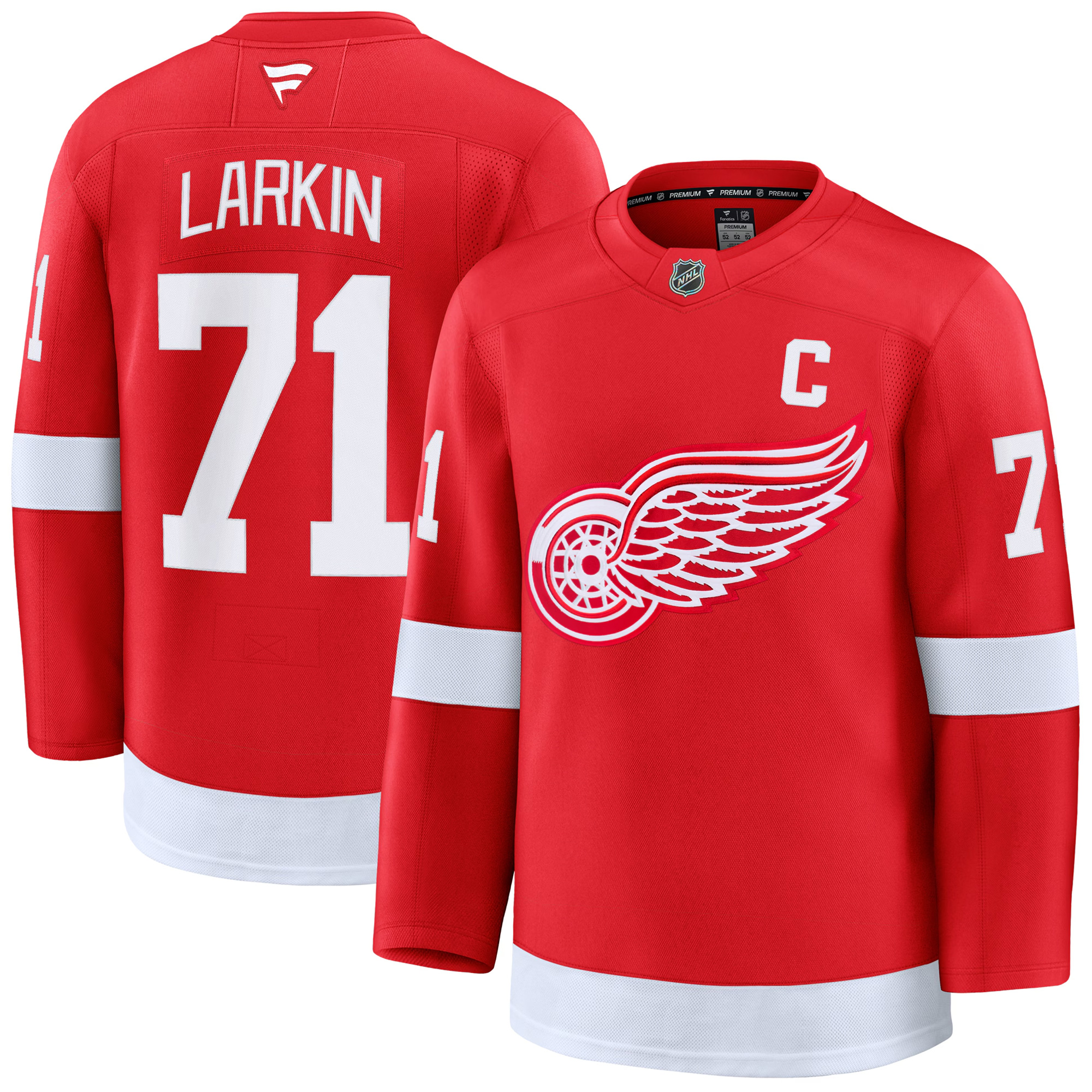 Dylan Larkin Detroit Red Wings Red Home Premium Jersey - All Stitched