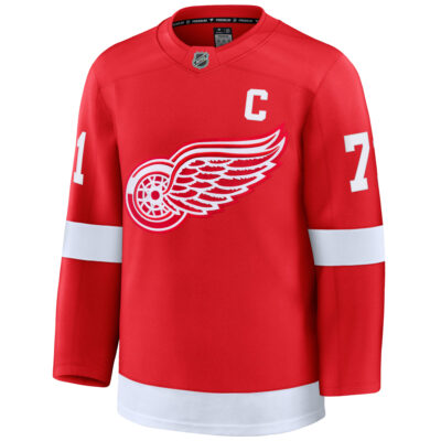 Alternative view of Dylan Larkin Detroit Red Wings Red Home Premium Jersey - All Stitched