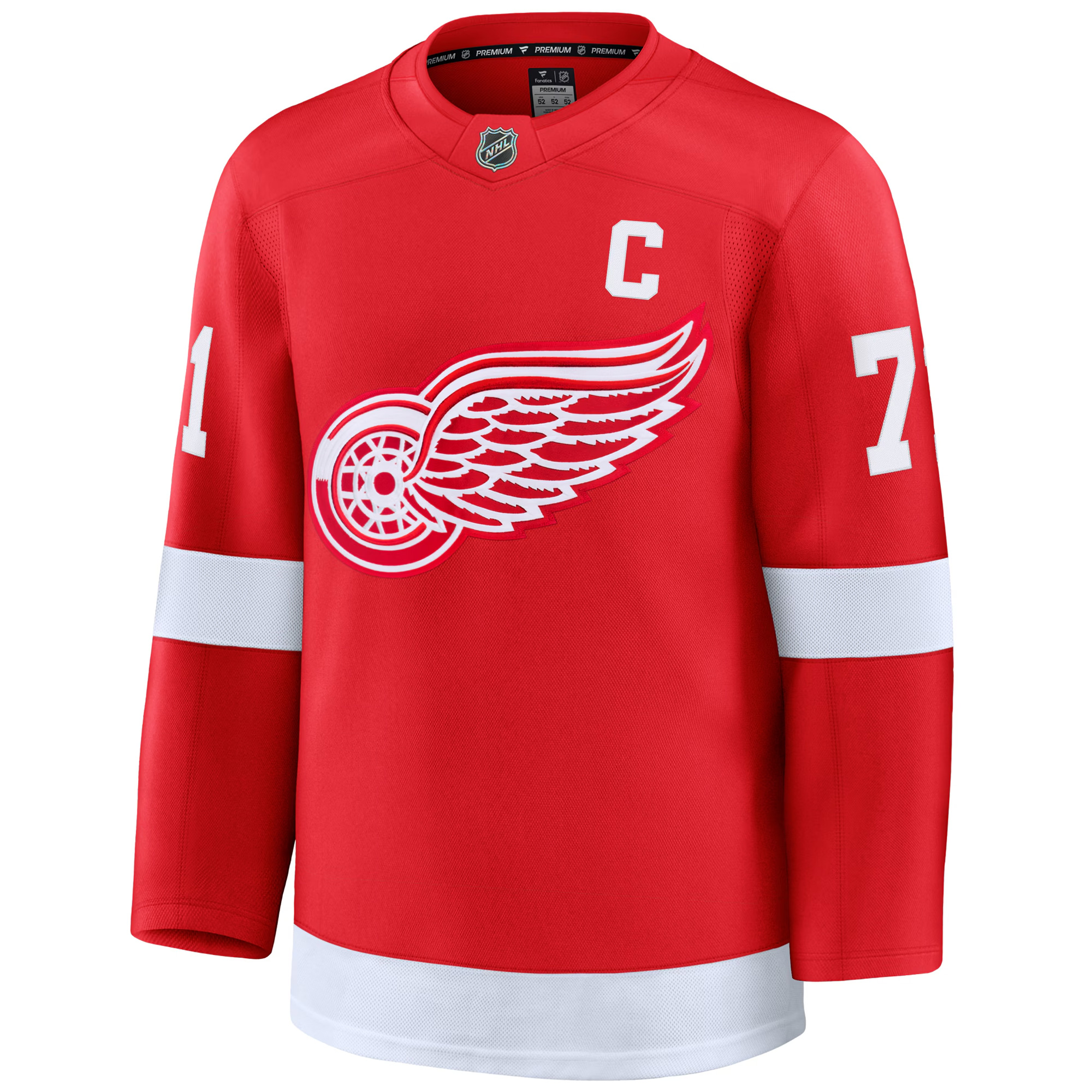 Dylan Larkin Detroit Red Wings Red Home Premium Jersey - All Stitched - Image 2