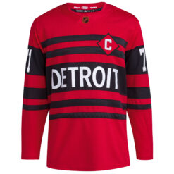 Alternative view of Dylan Larkin Detroit Red Wings Red Reverse Retro 2.0 Primegreen Jersey - All Stitched