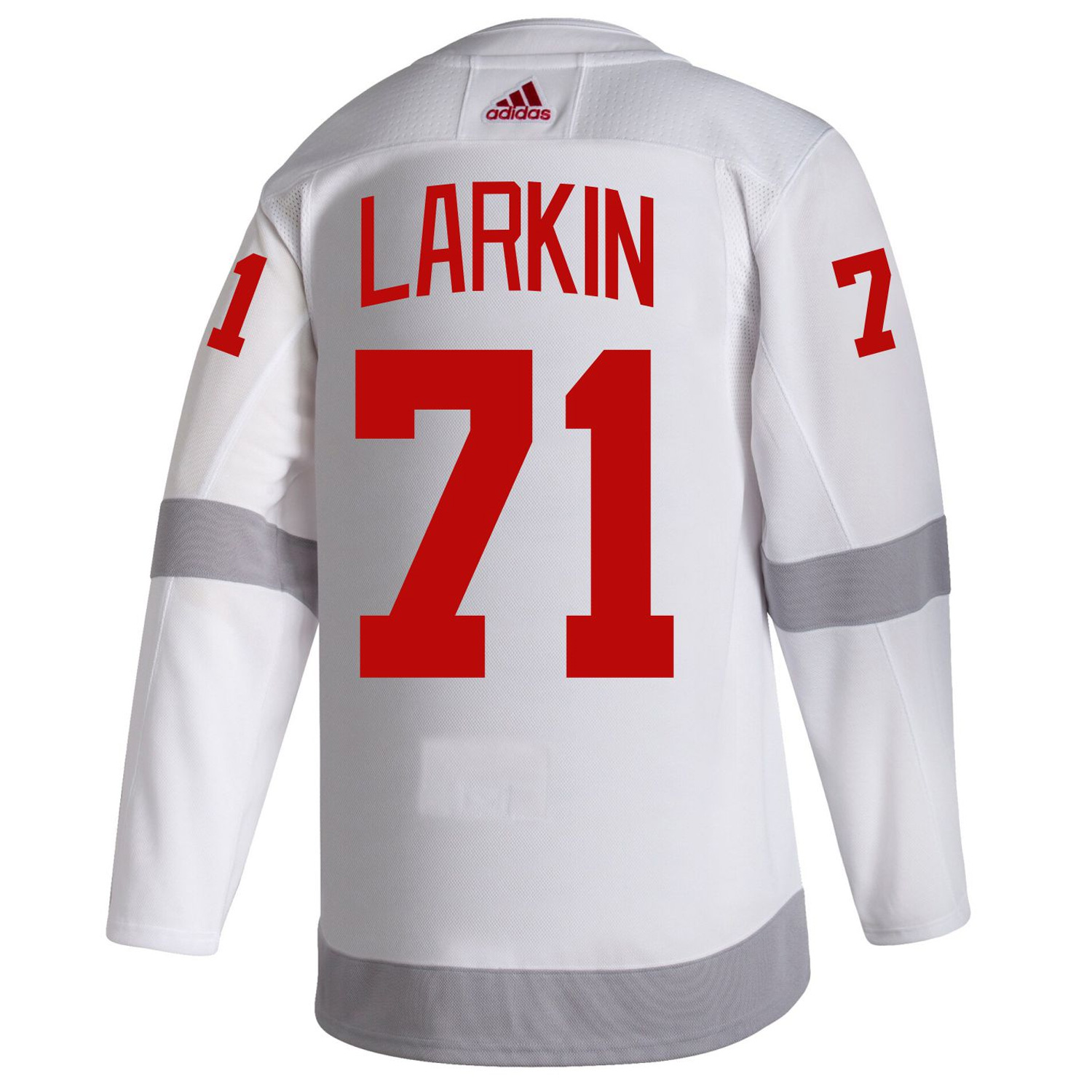 Dylan Larkin Detroit Red Wings White Reverse Retro Primegreen Jersey - All Stitched - Image 3