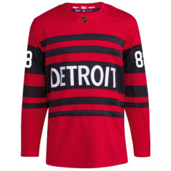 Alternative view of Patrick Kane Detroit Red Wings Red Reverse Retro 2.0 Primegreen Jersey - All Stitched