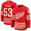 Moritz Seider Detroit Red Wings White Away Premium Jersey - All Stitched