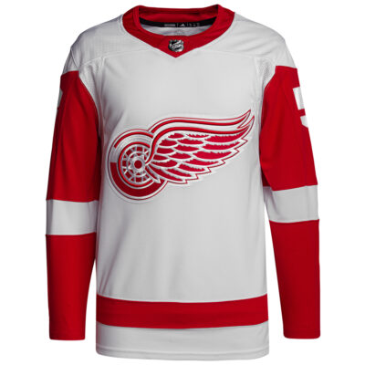 Alternative view of Moritz Seider Detroit Red Wings White Away Primegreen Jersey - All Stitched