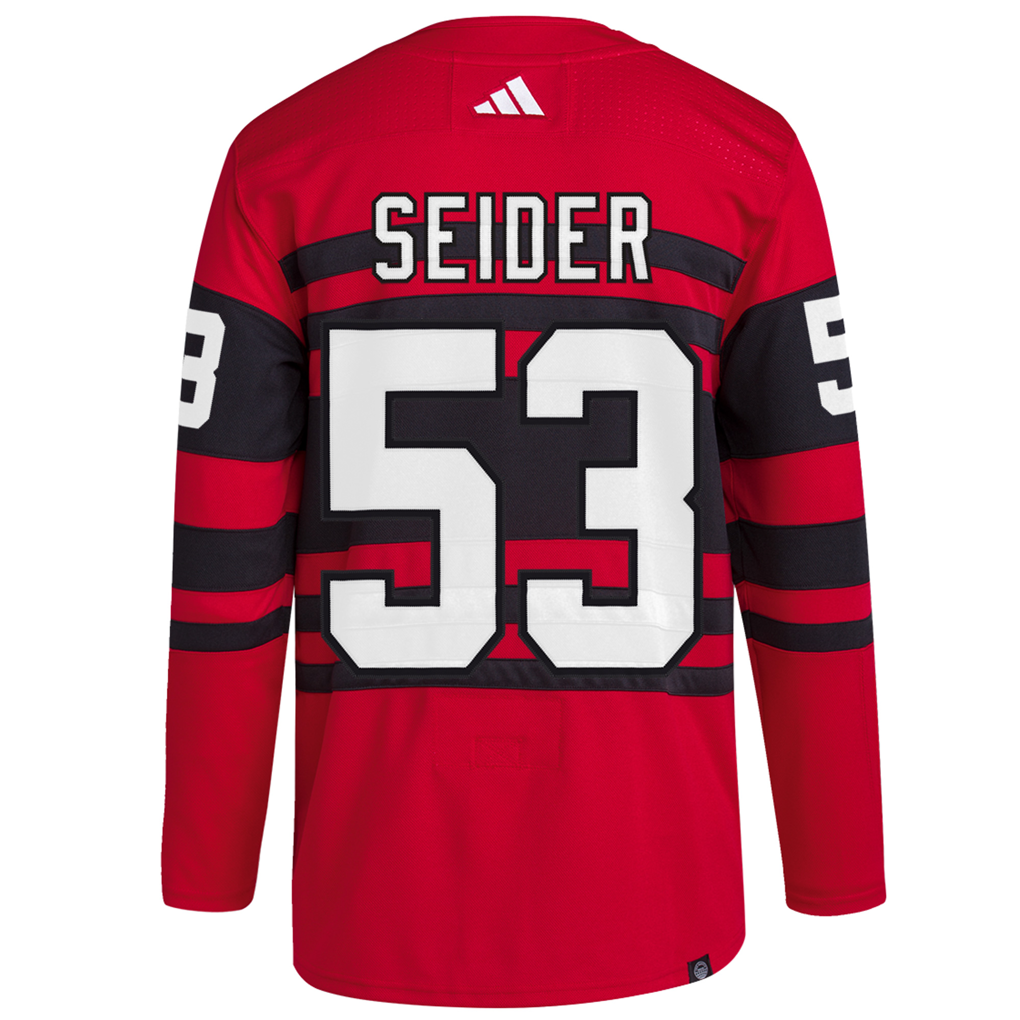 Moritz Seider Detroit Red Wings Red Reverse Retro 2.0 Primegreen Jersey - All Stitched - Image 3